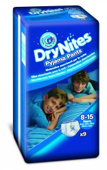 Huggies Dry Nites Large - Boys (25-57kg) - 9ks