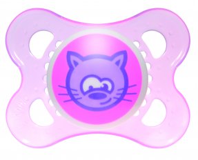 MAM Dudlík Original 0+m silikonový růžový