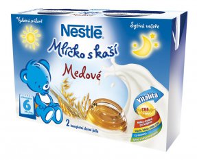 Nestlé Mlíčko s kaší medové - 2x200ml