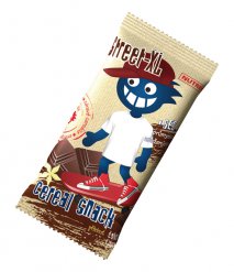 Cereální tyčinka Street XL - čokoládová s jogurtovou polevou