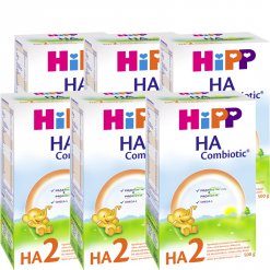 HiPP HA 2 Combiotic kojenecké méko - 6 x 500g