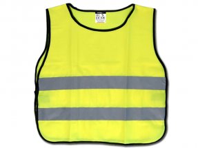 Reflexní vesta Alex junior dětská žlutá S