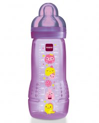 MAM láhev Baby bottle 330 ml + dudlík V3 4m+ fialová