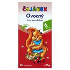 Čajánek Ovocný dětský bylinný čaj 20 x 1,5 g