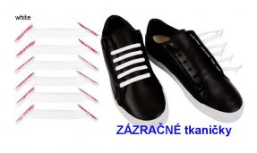 Zázračné Tkaničky U-Lace 6 ks bílá