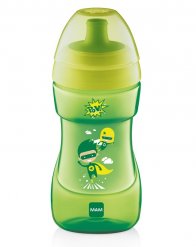 MAM Dětská láhev Sports Cup 12+m 330 ml zelená