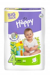 Bella Happy 4 Maxi (8-18kg) 66 ks Big Pack