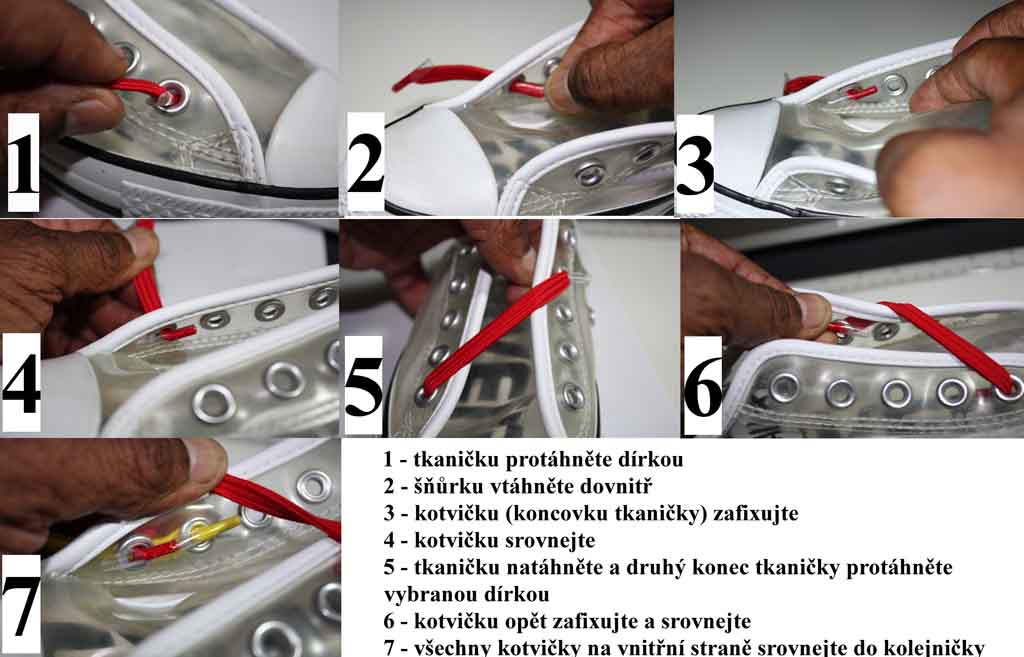 zázračné tkaničky návod